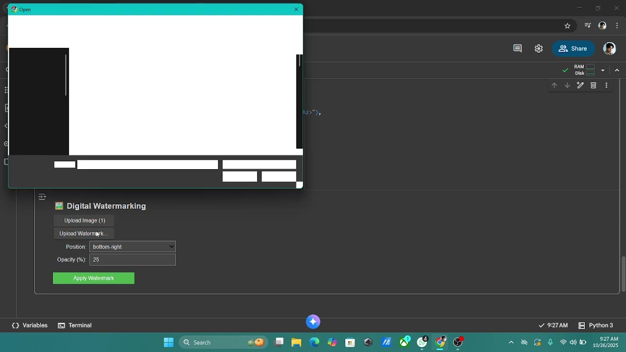 digital watermark - cryptografi