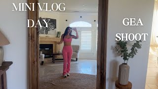MINI VLOG | MODELS X SHOOTING FOR GEA | GABRIELLA ELLYSE