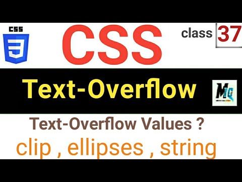 CSS Text-Overflow properties || in urdu Hindi tutorial big