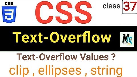 CSS Text-Overflow properties || in urdu Hindi tutorial big
