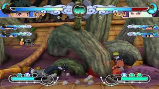 NARUTO (9T), SASUKE (SHA), KAKASHI (SHA) VS IRUKA, MIZUKI, EBISU (v26.3.4) | Ultimate Clash of Ninja