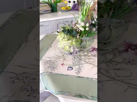 Гобеленова скатертина на стіл Limaso  97 х 100 см., видео 2