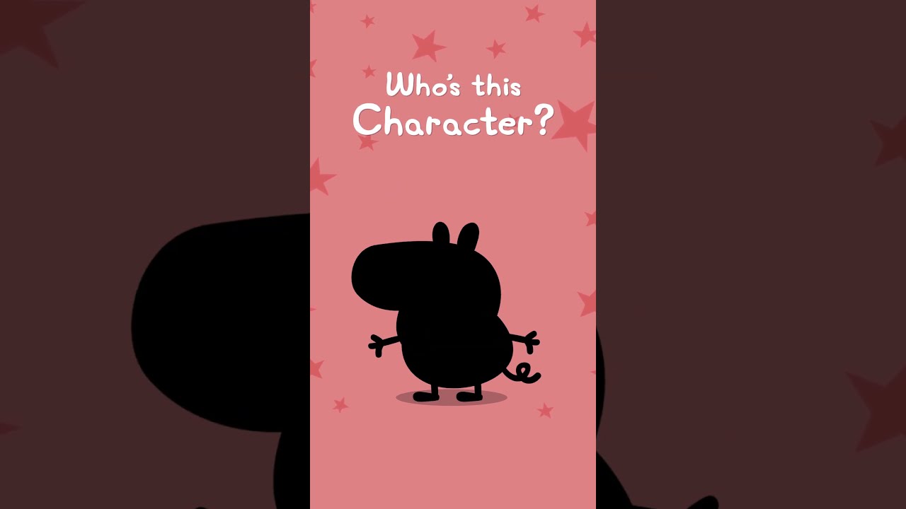 Can You Guess Who It Is PeppaPig Shorts
