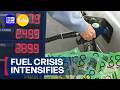 Petrol prices skyrocketing and pumps running dry across Australia | 9 News Australia