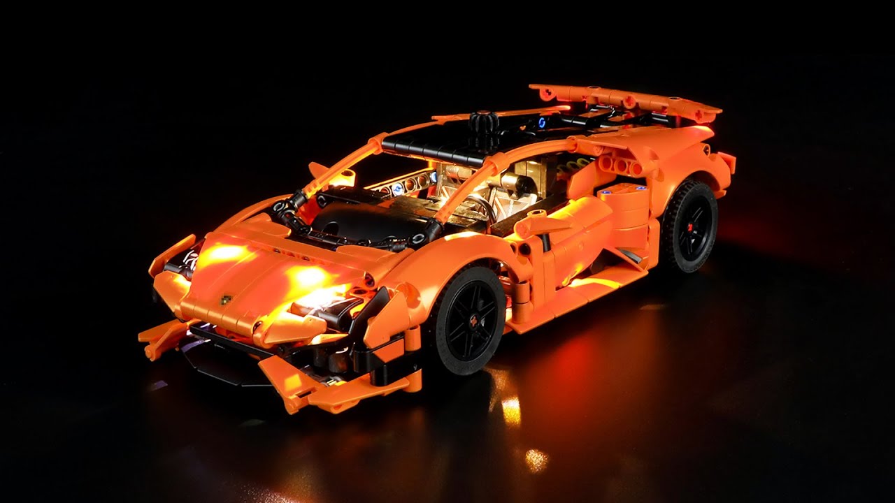 Light Kit For Lamborghini Huracán Tecnica Orange 42196-Briksmax