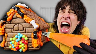 *attemping* to make a haunted cookie house