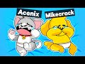 BEBE ACENIX y BEBE MIKECRACK son ADOPTADOS 🙀 ROBLOX ADOPT ME  con INVICTOR y MIKECRACK