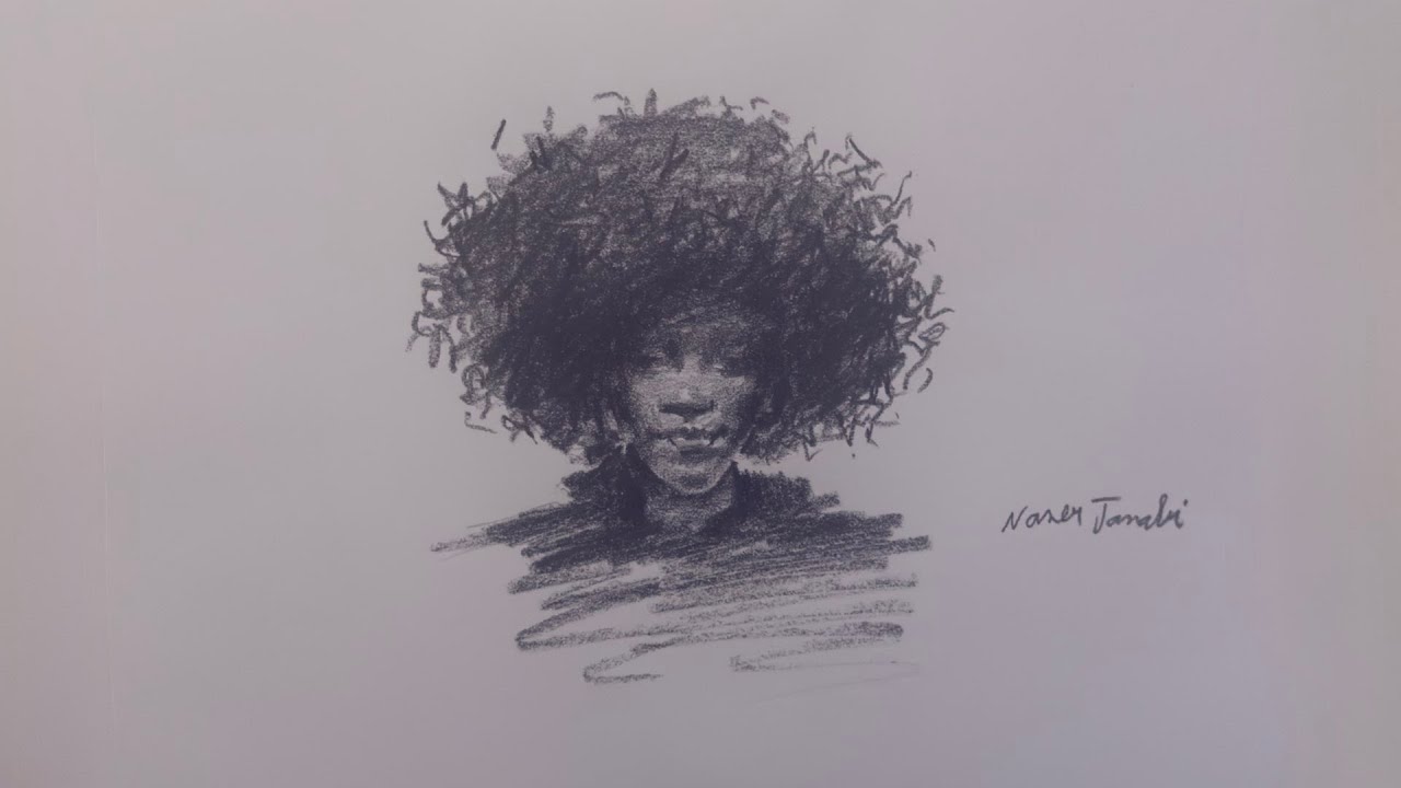 Portrait Drawing. Art Drawing.