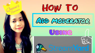 How to Add Moderator during livestreaming using Streamyard | quick and easy steps