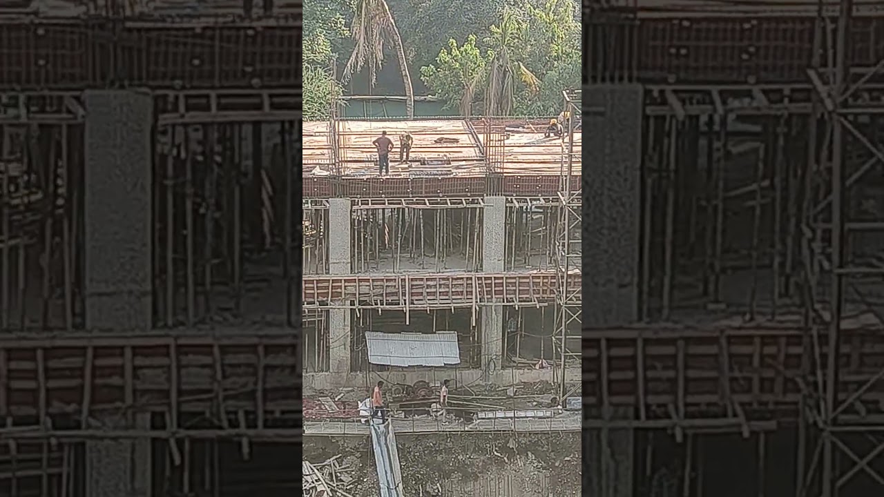 Update: First floor roof structure ready for concrete 