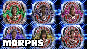 How many Mighty Morphin Power Rangers are there?