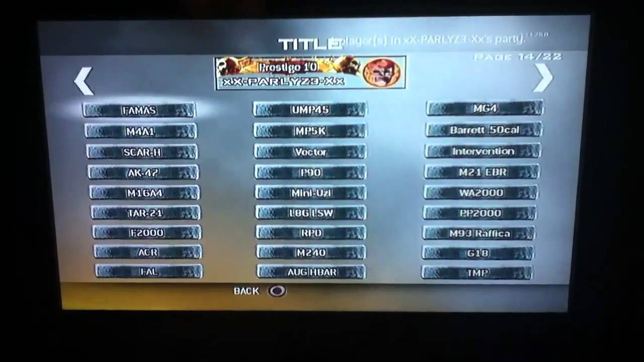 Modern Warfare 2 Xbox 360 10th Prestige Hack Mw2 10th prestige hack - YouTube