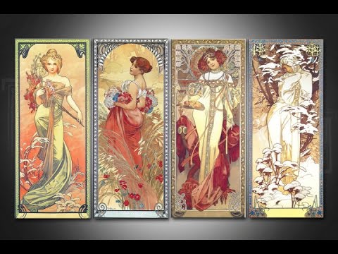 Alphonse Mucha - Art Nouveau ✽ Christian Bergqvist / Last Spring
