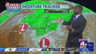 Mostly sunny and warm through midweek, but wetter changes arrive this weekend