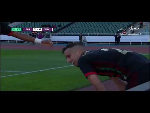 الهدف الثاني للجيش الملكي ضد الوداد الرياضي عن طريق أحمد حمودان