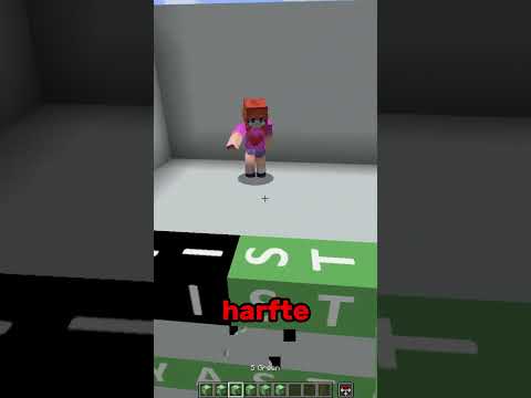 Minecraft'ta Harf Eşleştirme Oynadık ! #shorts