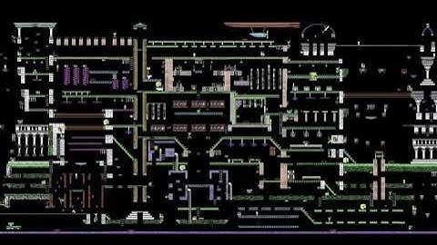 Dynamite Dan complete HOUSE MAP! (Commodore 64)