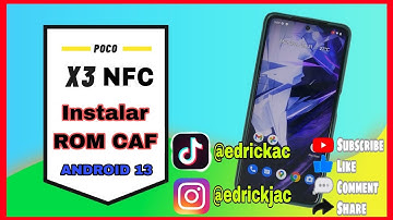 Poco X3 NFC con PARANOID TOPAZ [A13]  [FBEV2] [ROM CAF]