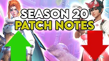 Overwatch 2 Season 20 PATCH NOTES