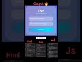 How to Build a Glassmorphism Login &amp; OTP UI | Web Development Project