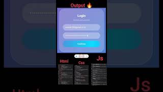 How to Build a Glassmorphism Login & OTP UI | Web Development Project