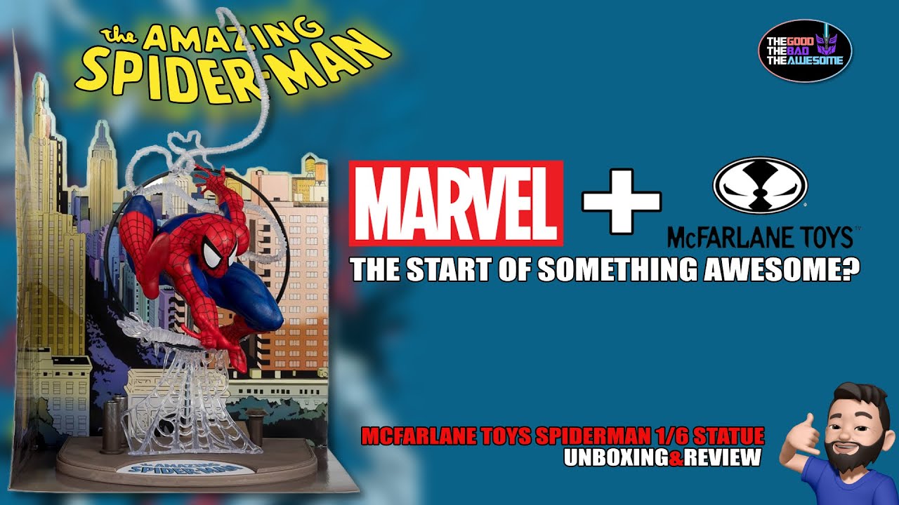 Mcfarlane Toys Marvel Collection Spiderman Posed Figure 1/6 Scale - The Start of Something Awesome!