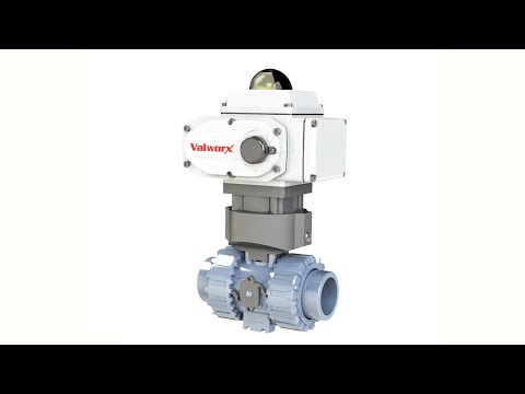 Valworx Electric Actuated PVC Ball Valves - video from Valworx