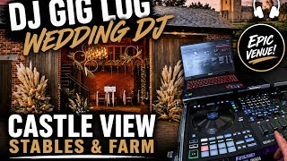 DJ GIG LOG : WEDDING DJ AT CASTLE VIEW FARM AND STABLES NEAR MARKET HARBOROUGH