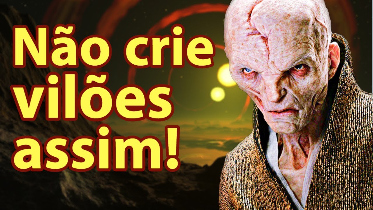 Três tipos horríveis de vilões!