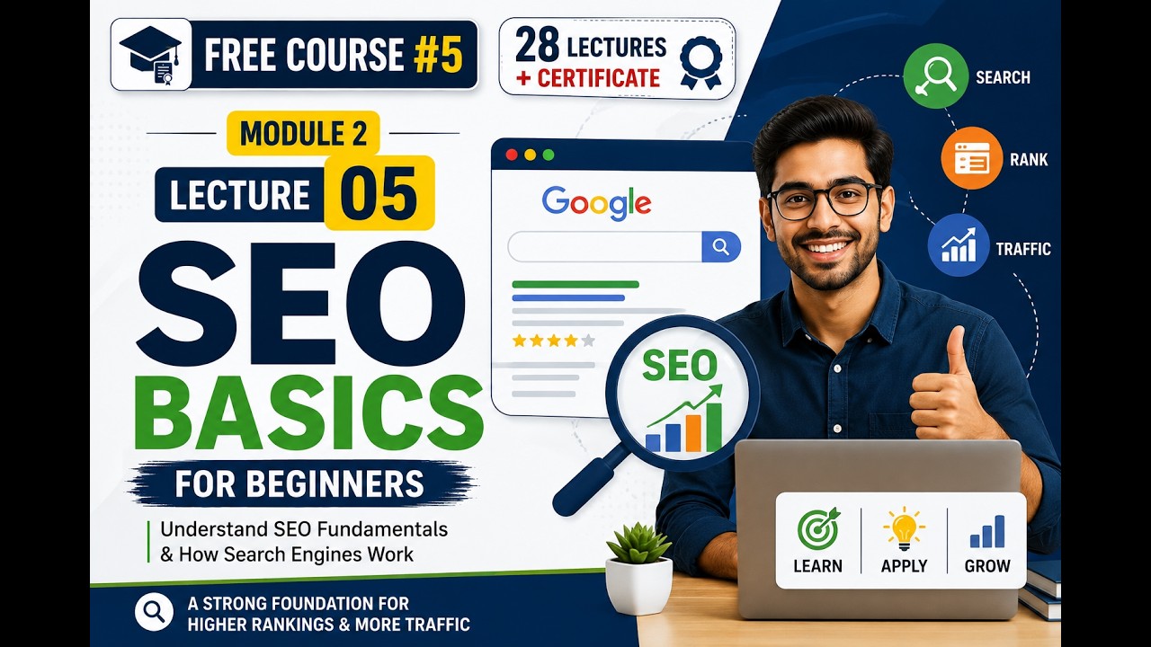 What is SEO Complete Beginner's Guide to Search Engine Optimization  Free Course #5