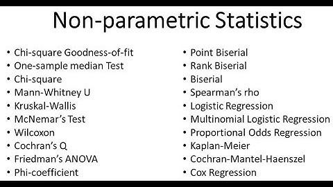 CH21_L4 INTRODUCTION TO NON-PARAMETRIC STATISTICAL METHODS