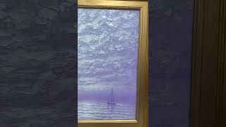 Marine oilpainting Dmitry Oleyn 2026 Texture of Silence 50x40cm. #impressionism  #art  #oilpainting