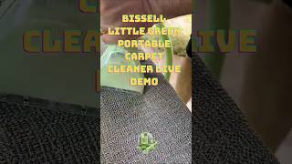 Bissell Little Green Mini Carpet Cleaner Review & Live Demo Deep Clean Upholstery
