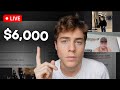 Closing a $6k deal (live sales calls)