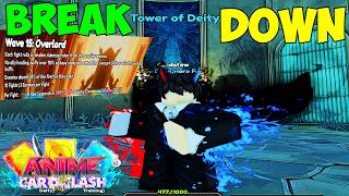 EVERYTHING In The NEW Tower Of Deity Update You NEED To Know In Anime Card Clash! Roblox screenshot 2