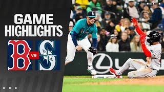 Red Sox vs. Mariners Game Highlights (3\/30\/24) | MLB Highlights