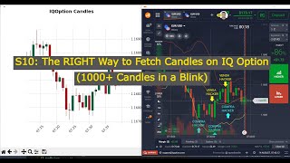 Build IQ Option API Client with Python #10: Get Candlestick Data & Plot Charts