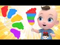 Color Foot Candy Song! | Finger Family Nursery Rhymes | Baby &amp; Kids Songs