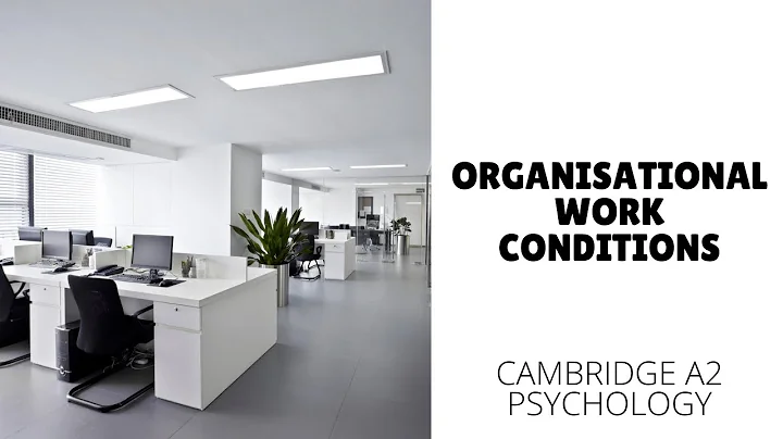 Organisational Work Conditions - Organisational Psychology (Cambridge A2 Level 9990) - DayDayNews