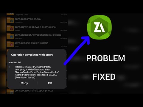 OPERATION COMPLETED WITH ERRORS IN ZARCHIVER PROBLEM SOLVED ||Zarchiver problems solved #zarchiver 