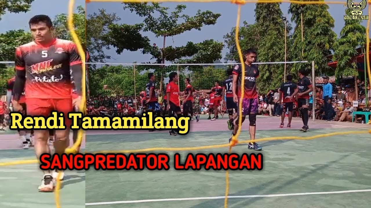 Rendy tamamilang menjadi predator lapangn di turnamen intan jaya cup balandongan set:2