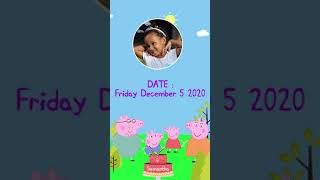 Peppa pig themed birthday video invitation Peppa pig themed birthday video invitation