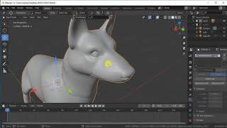 blender 2.82 Wolf fur basic tutorial