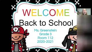 Ms. G's Back to School Night 2020-2021