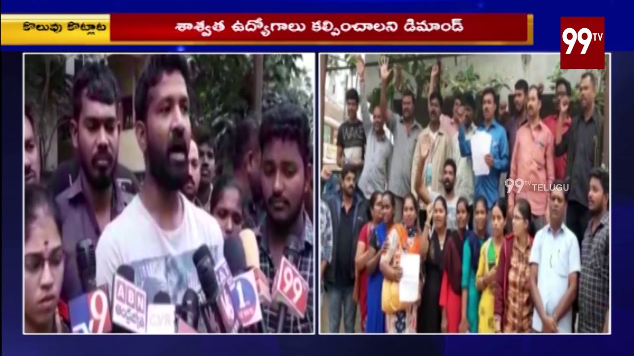 Temporary RTC Drivers And Conductors Strike at Dilsukhnagar  Bus Depot | 99TV Telugu