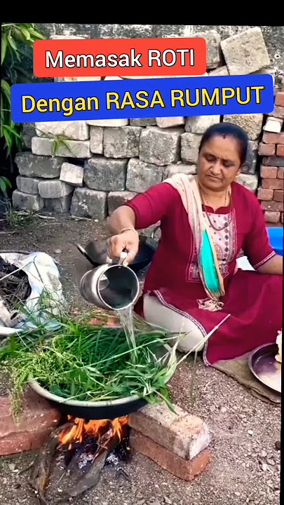 Here Grass & Bread are cooked together ✅ how does it taste ❓ #amazingstreetfoods #amazingshorts