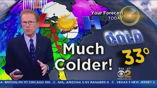 Frigid Start To The Work Week