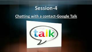Class10-IT-402||Session -4 Chatting with a contact-Google talk screenshot 5