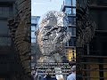 Franz Kafka Kinetic Head Sculpture Rotating