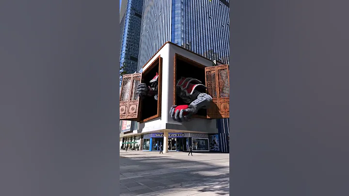 Future of advertising 3D Billboards 🤯🤯 #china #shorts - DayDayNews